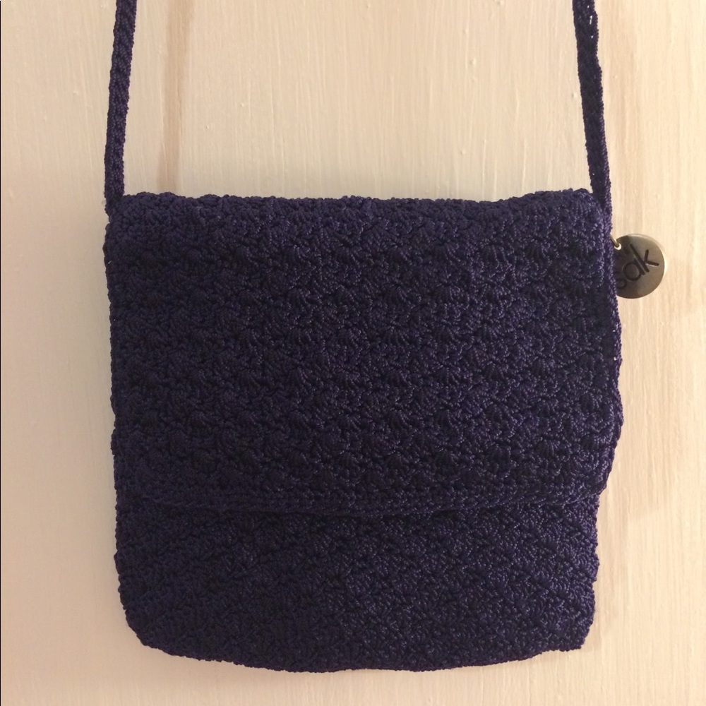 Small crocheted The Sak crossbody Purse